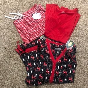 Holiday Pajama Bundle Size Small NWT